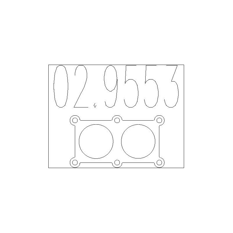 Joint d'étanchéité (tuyau d'échappement) MTS