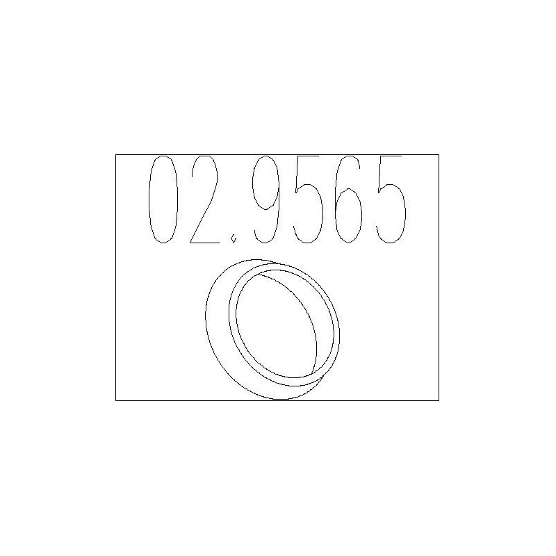 Bague d'étanchéité (tuyau d'échappement) MTS