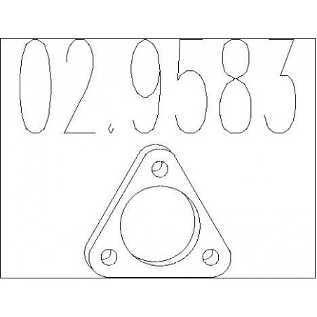 Joint d'étanchéité (tuyau d'échappement) MTS