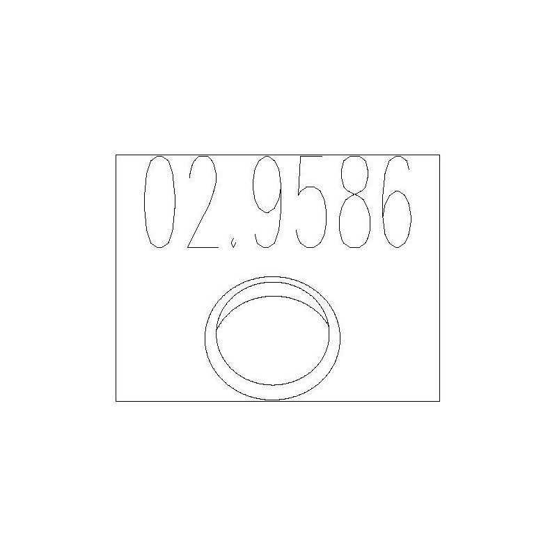 Joint d'étanchéité (tuyau d'échappement) MTS