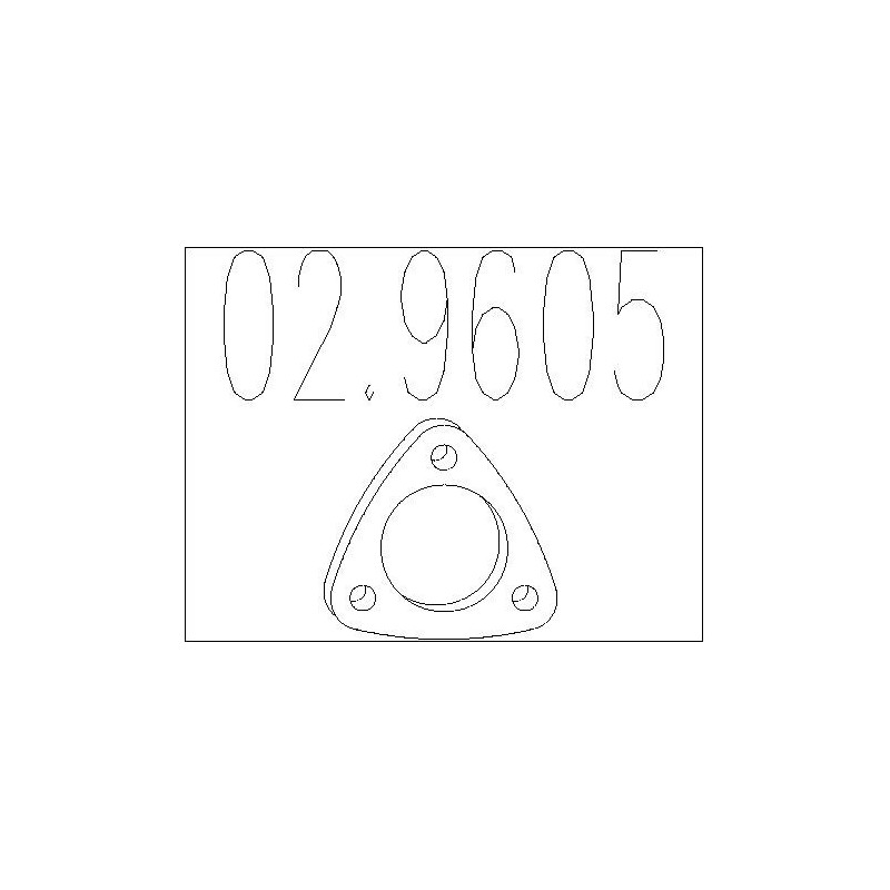 Joint d'étanchéité (tuyau d'échappement) MTS