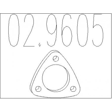 Joint d'étanchéité (tuyau d'échappement) MTS