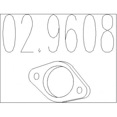 Joint d'étanchéité (tuyau d'échappement) MTS
