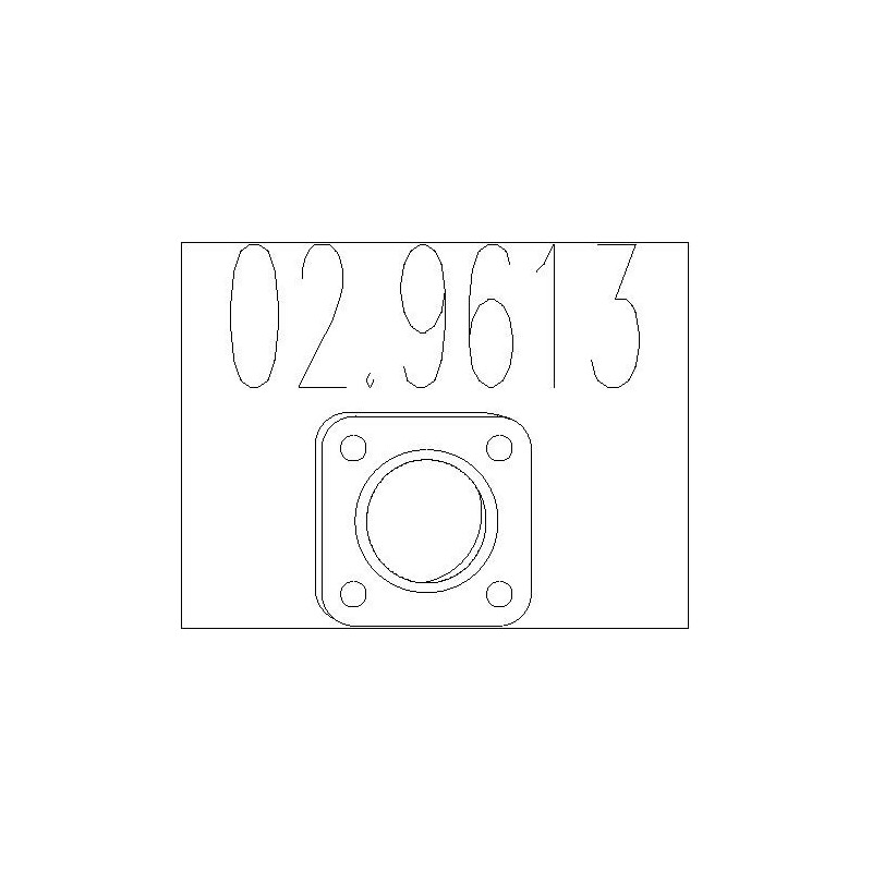 Joint d'étanchéité (tuyau d'échappement) MTS