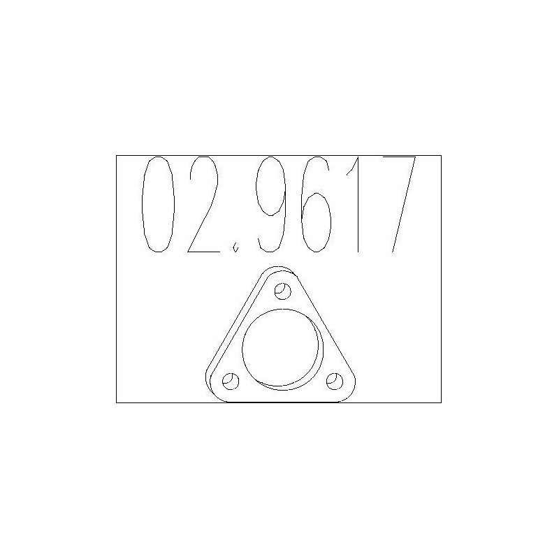 Joint d'étanchéité (tuyau d'échappement) MTS