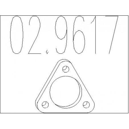Joint d'étanchéité (tuyau d'échappement) MTS