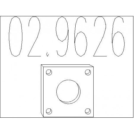 Joint d'étanchéité (tuyau d'échappement) MTS