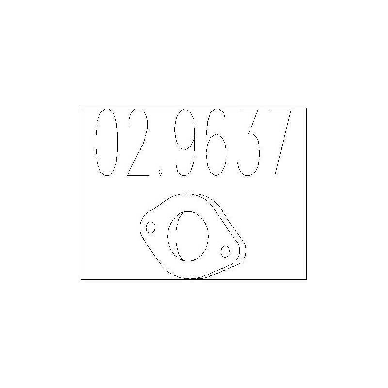 Joint d'étanchéité (tuyau d'échappement) MTS