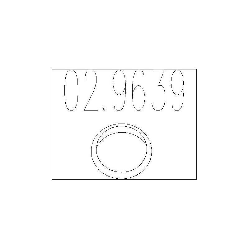 Bague d'étanchéité (tuyau d'échappement) MTS