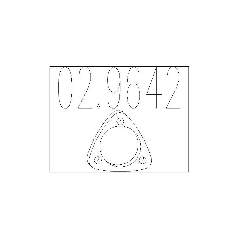 Joint d'étanchéité (tuyau d'échappement) MTS