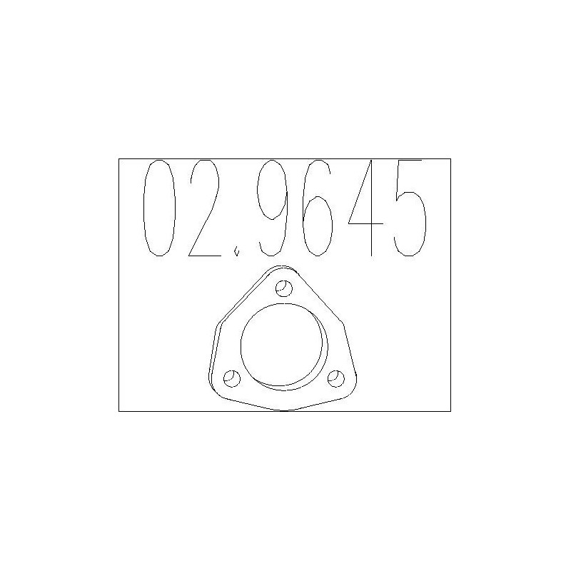 Joint d'étanchéité (tuyau d'échappement) MTS