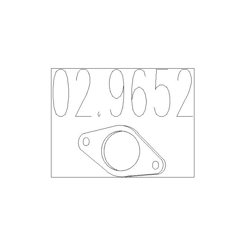 Joint d'étanchéité (tuyau d'échappement) MTS