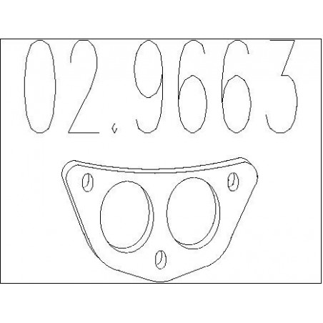 Joint d'étanchéité (tuyau d'échappement) MTS