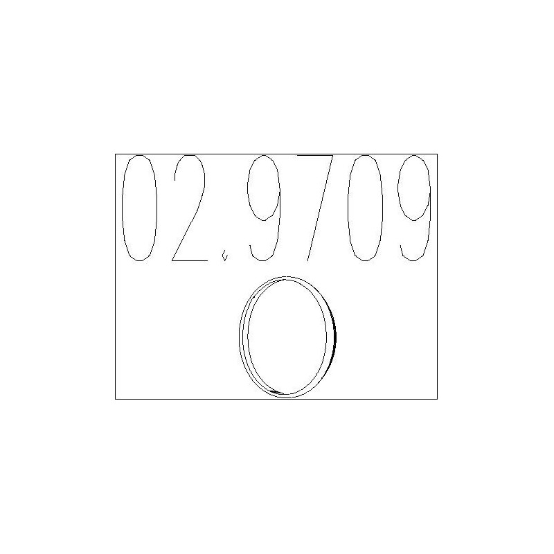 Bague d'étanchéité (tuyau d'échappement) MTS