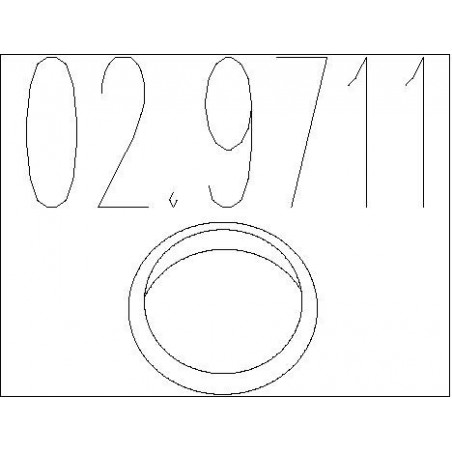 Bague d'étanchéité (tuyau d'échappement) MTS