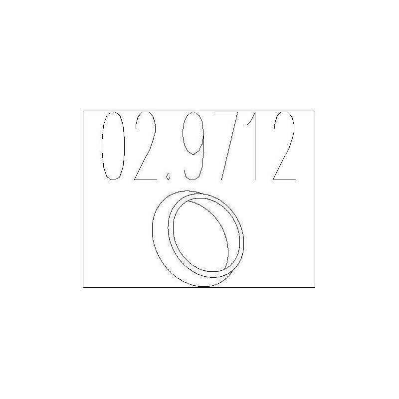 Bague d'étanchéité (tuyau d'échappement) MTS