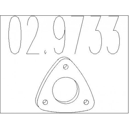 Joint d'étanchéité (tuyau d'échappement) MTS