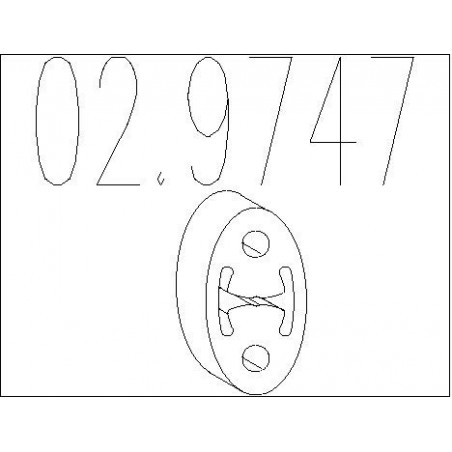 Butée élastique (silencieux) MTS