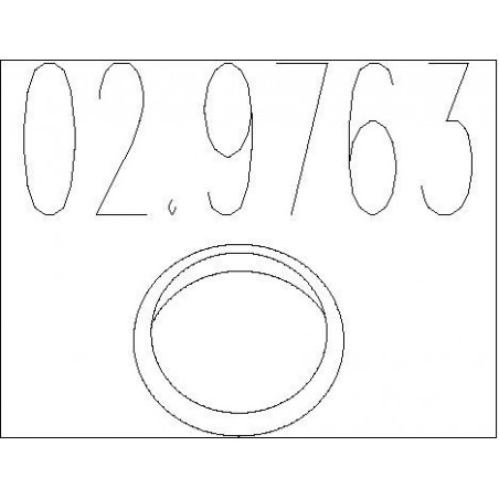 Bague d'étanchéité (tuyau d'échappement) MTS