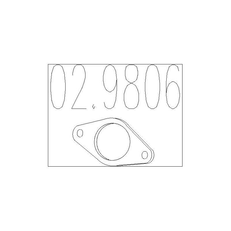 Joint d'étanchéité (tuyau d'échappement) MTS