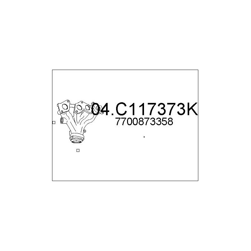 Tuyau d'échappement MTS