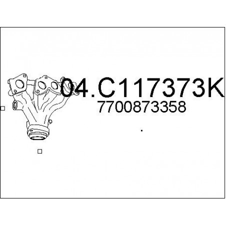 Tuyau d'échappement MTS