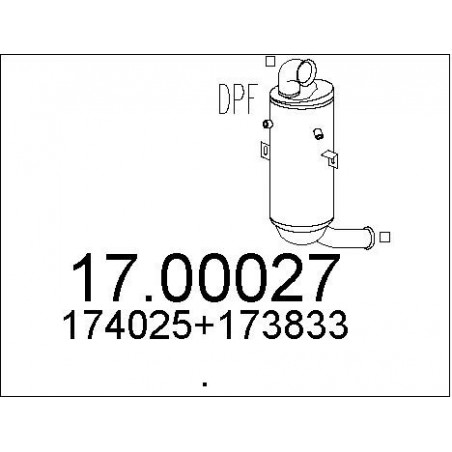 Filtre à particules (échappement) MTS
