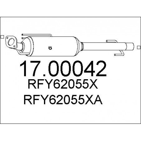 Filtre à particules (échappement) MTS