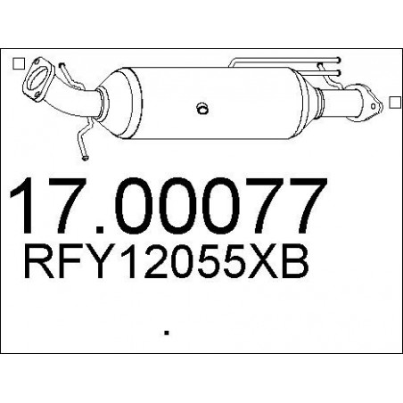 Filtre à particules (échappement) MTS