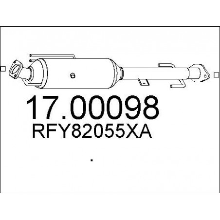 Filtre à particules (échappement) MTS