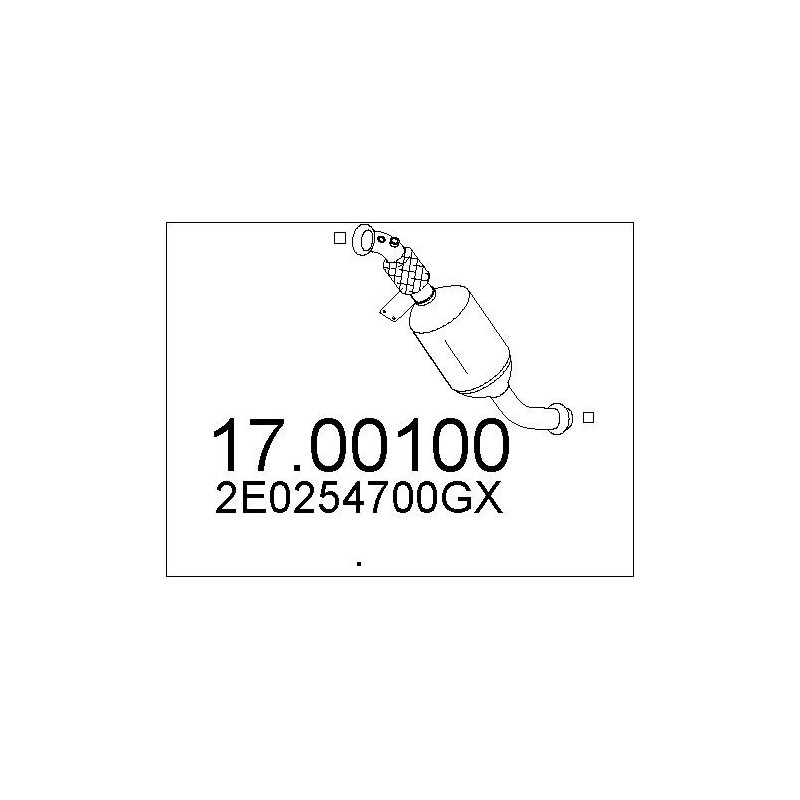 Filtre à particules (échappement) MTS