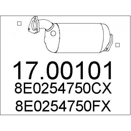 Filtre à particules (échappement) MTS