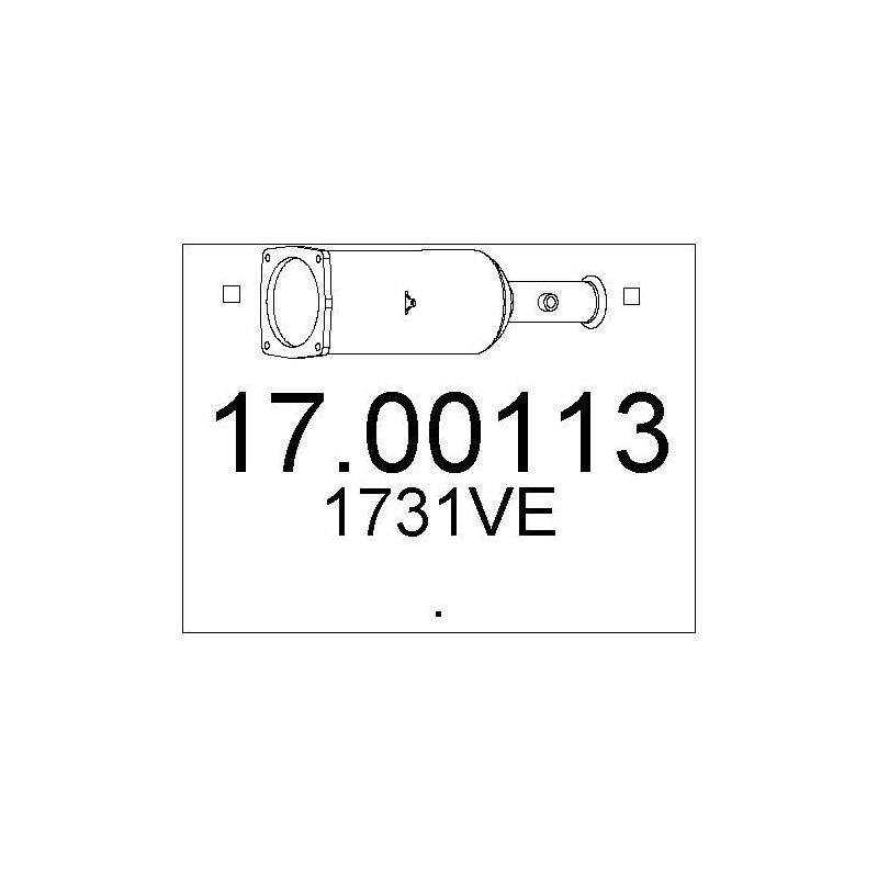 Filtre à particules (échappement) MTS