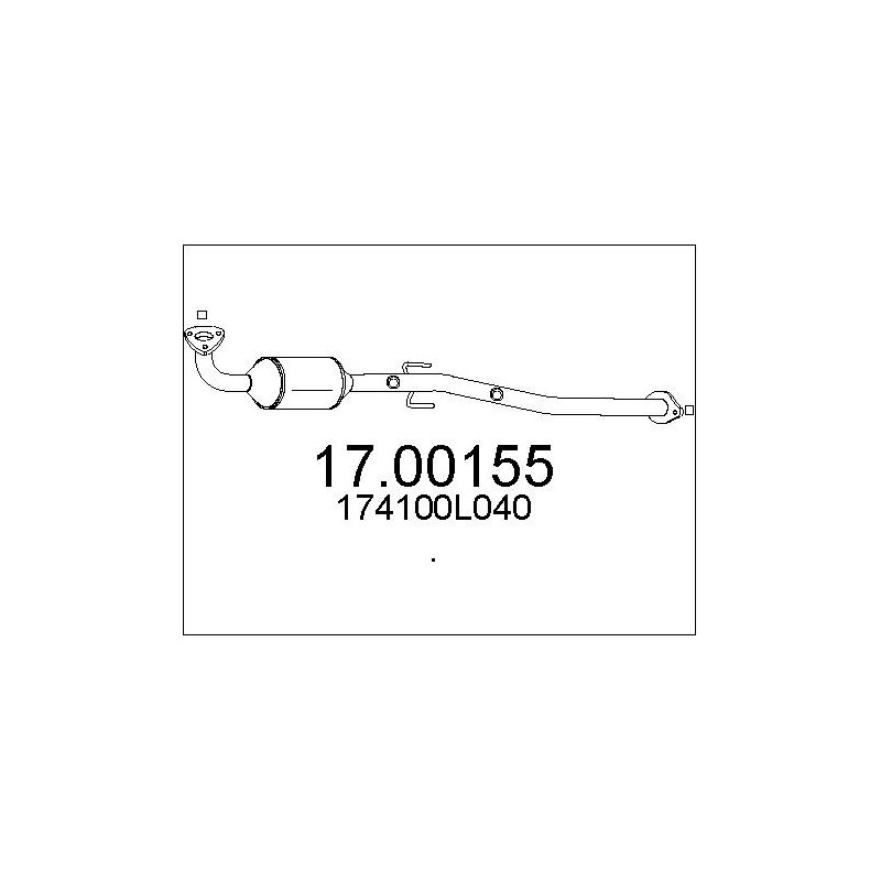 Filtre à particules (échappement) MTS