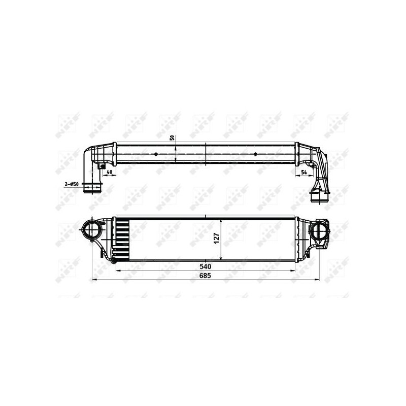 Intercooler (échangeur d'air) NRF