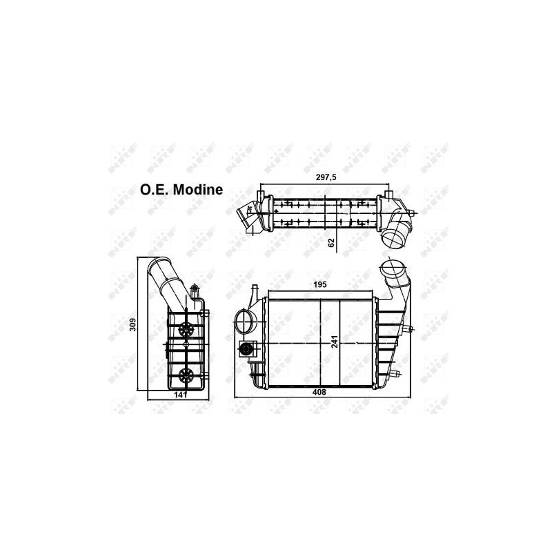 Intercooler (échangeur d'air) NRF