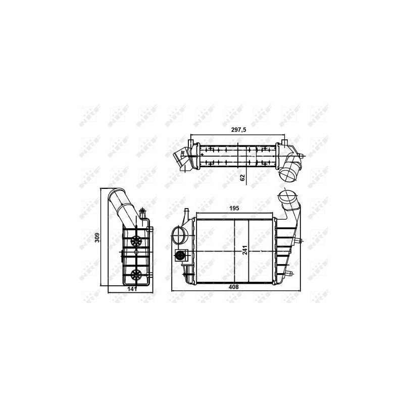 Intercooler (échangeur d'air) NRF