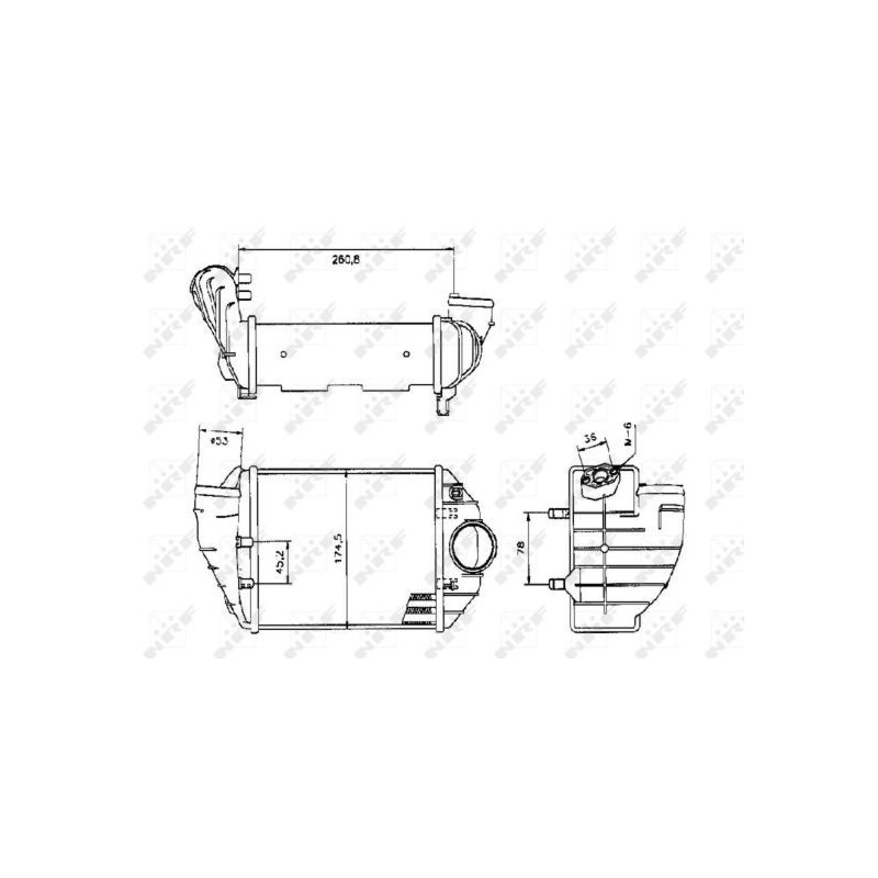 Intercooler (échangeur d'air) NRF