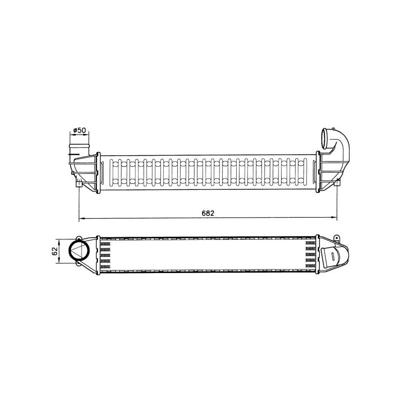 Intercooler (échangeur d'air) NRF