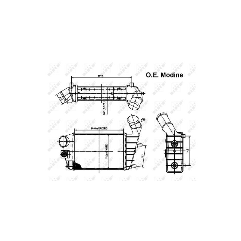 Intercooler (échangeur d'air) NRF