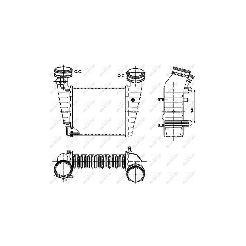 Intercooler (échangeur d'air) NRF