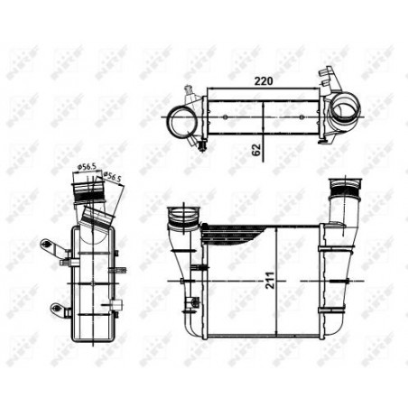 Intercooler (échangeur d'air) NRF