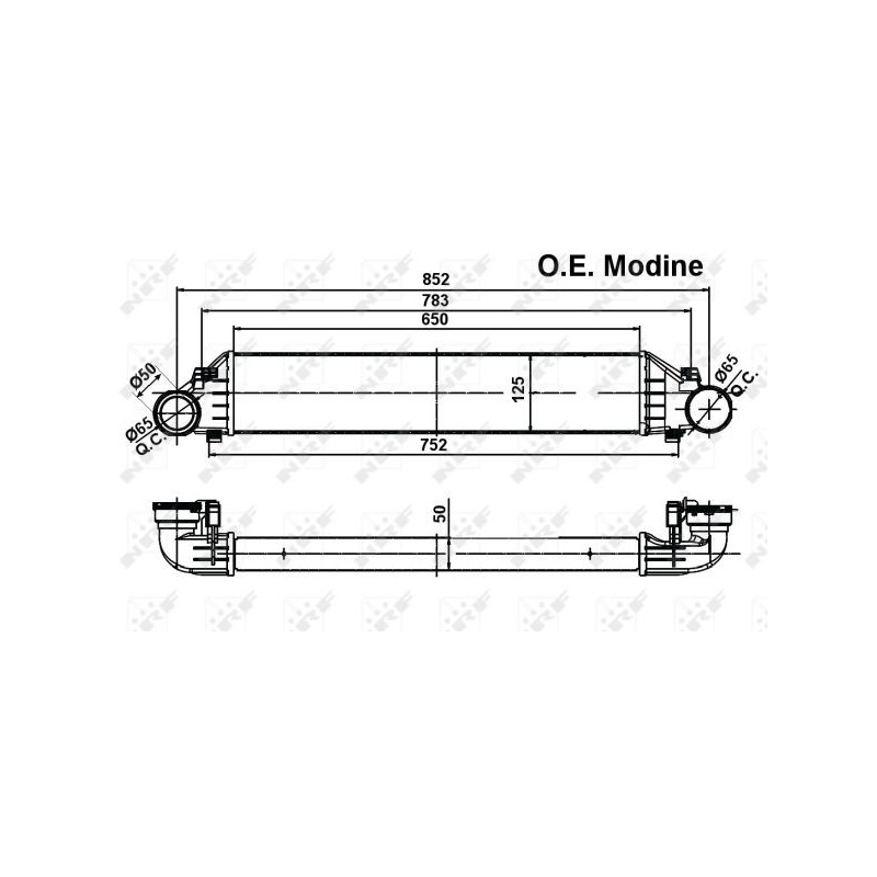 Intercooler (échangeur d'air) NRF