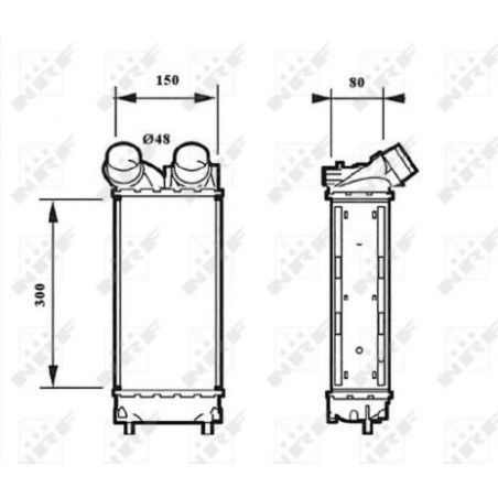 Intercooler (échangeur d'air) NRF