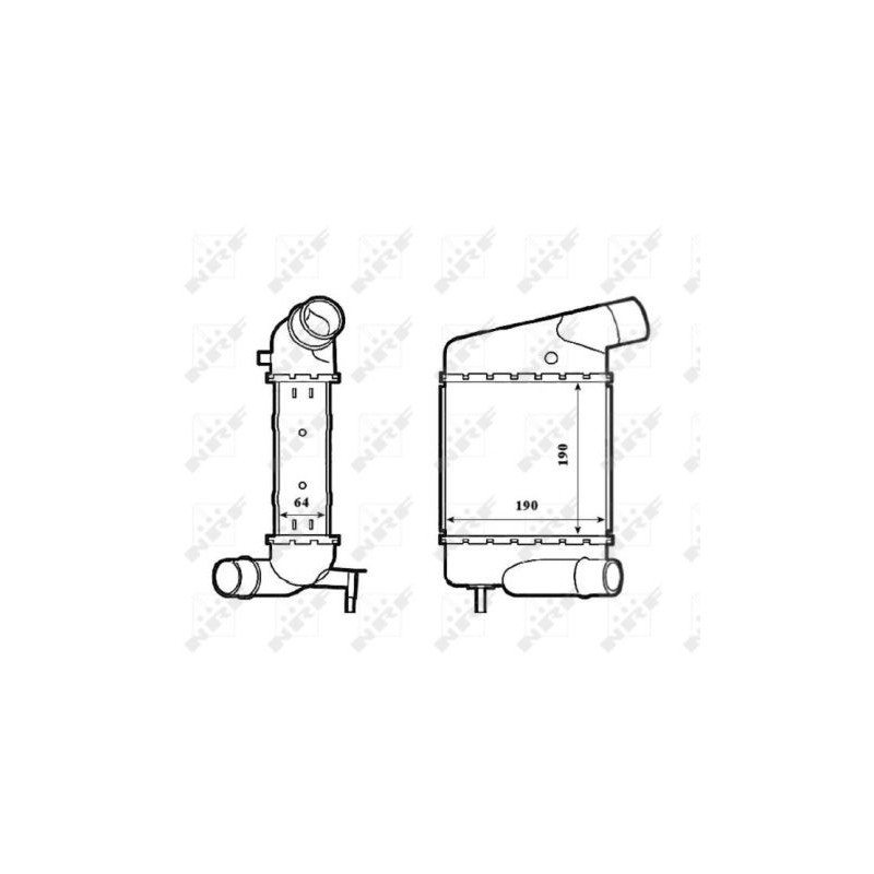 Intercooler (échangeur d'air) NRF