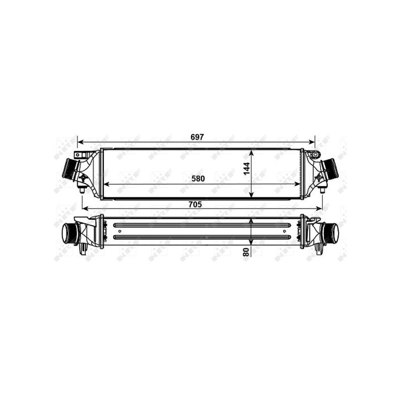 Intercooler (échangeur d'air) NRF