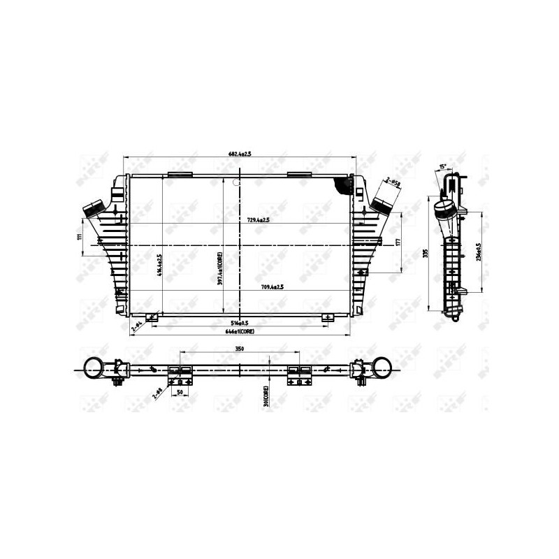 Intercooler (échangeur d'air) NRF