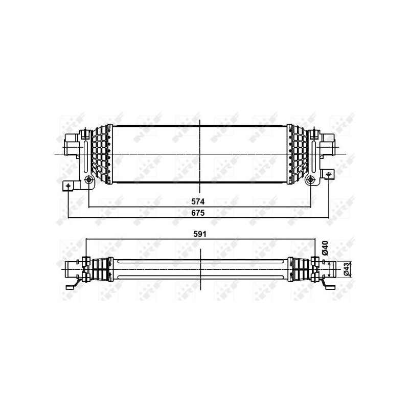 Intercooler (échangeur d'air) NRF