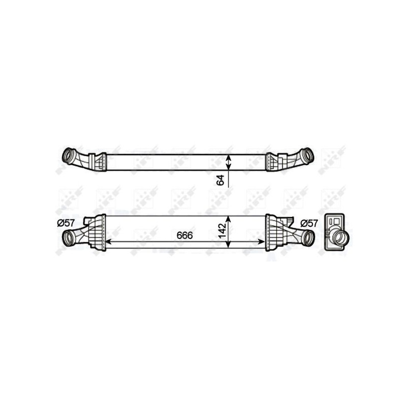 Intercooler (échangeur d'air) NRF