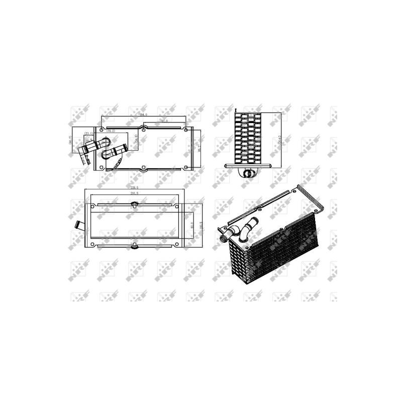 Intercooler (échangeur d'air) NRF